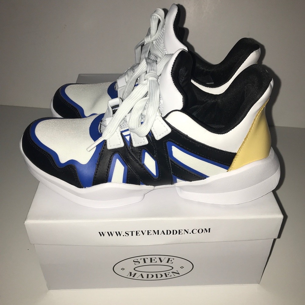 Steve Madden Giddy Blue Multi Sneakers